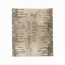 Girly Glam Purpurina Drips Spark Sweet 16 Cumpleañ