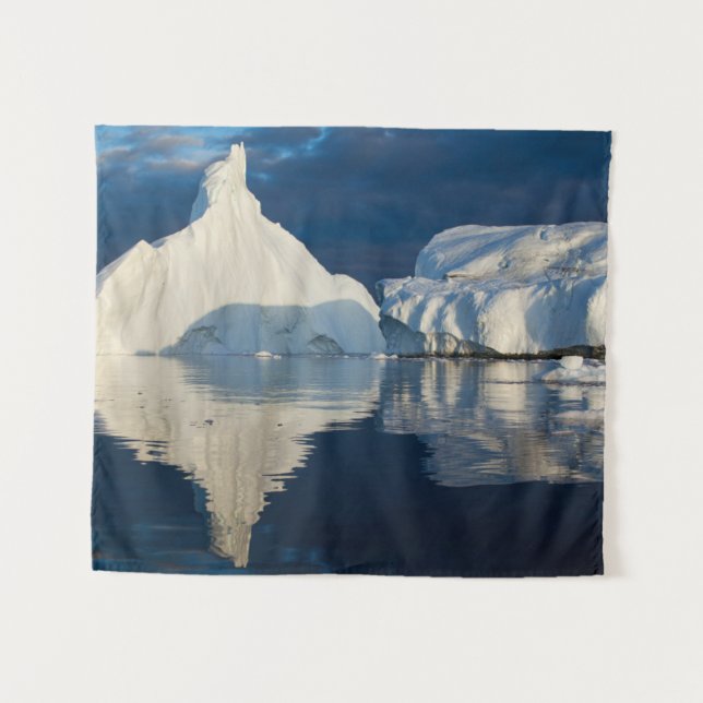 Tapiz Glaciar Disko Bay Ilulissat, Groenlandia (Anverso (horizontal))