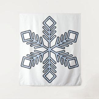 Tapiz Glitter Snowflake - Baby Blue Branches