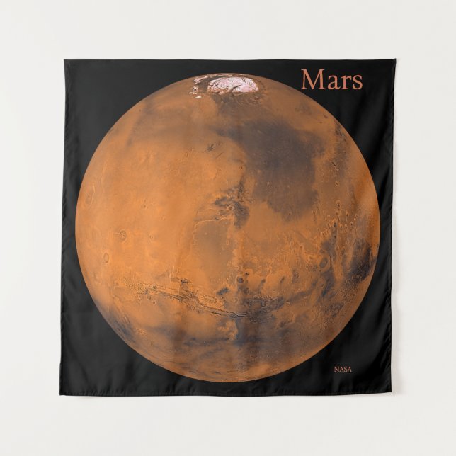 Tapiz Globe Mars de la NASA (Anverso)