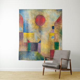 Tapiz Globo Rojo Paul Klee
