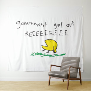 Tapiz Gobierno saca la bandera REE SNEKRIGHT Gadsden