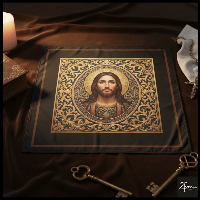 Tapiz Golden Sacred Icon - Jesus (Subido por el creador)