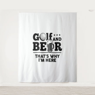 Tapiz Golf y cerveza por eso estoy aquí