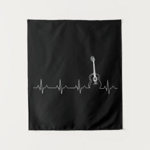 Tapiz Golpe de corazón de guitarra