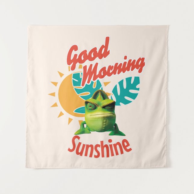 Tapiz Good Morning Sunshine Funny Chameleon (Anverso)