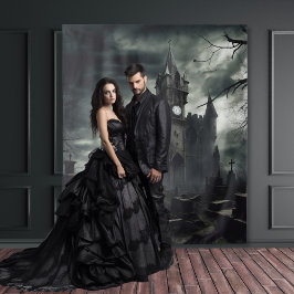 Tapiz Gothic Moody Dark Castle Two