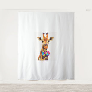 Tapiz Gracia divertida con humor animal Bowtie