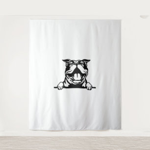 Tapiz Gracioso Bulldog feliz