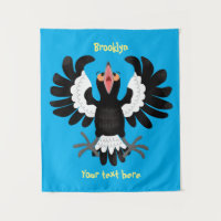 Gracioso ilustracion de personalizado magpie austr