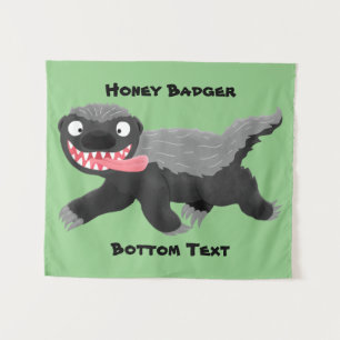 Tapiz Gracioso ilustracion personalizado de insignia con