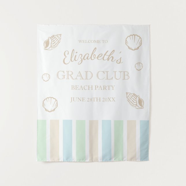 Tapiz Grad Club Beach Party (Anverso)