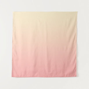 Tapiz Gradiente de amarillo claro y rosa