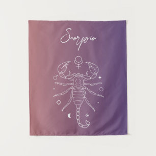 Tapiz Gradiente de signo de estrella de horóscopo zodiac