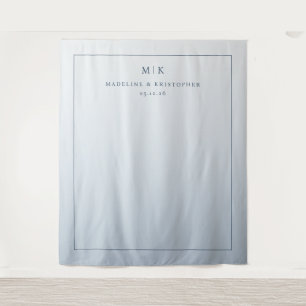 Tapiz Gradiente Minimalista Azul Tranquilo