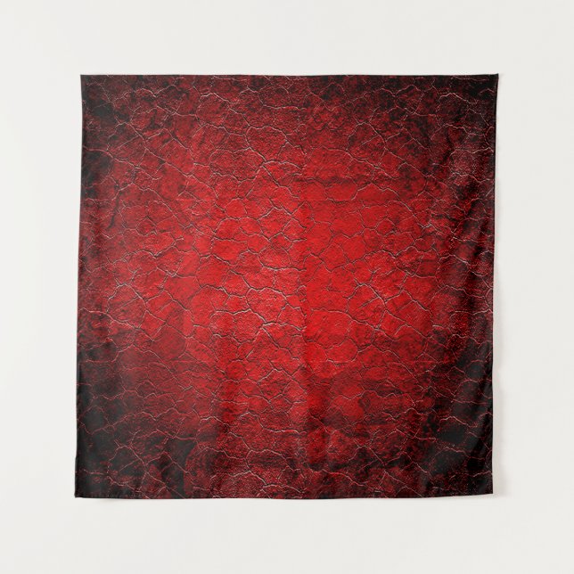 Tapiz Gradiente negro de textura de grifo rojo (Anverso)