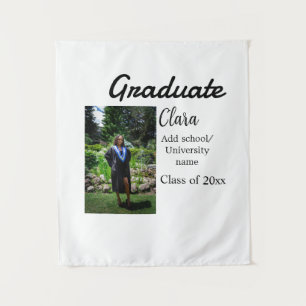 Tapiz Graduación agregar nombre clase de 20xx felicitaci