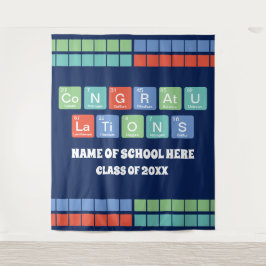 Tapiz Graduación periódica de los elementos de mesa en l