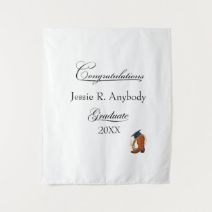 Tapiz Graduación Western Rústica