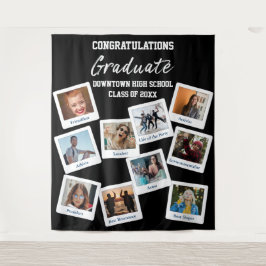 Tapiz Graduado de negro y blanco Foto de Insta Apodos de