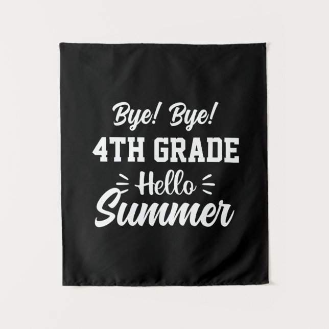 Tapiz Graduation Art | 4th Grade Hello Summer (Anverso)