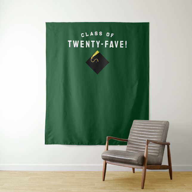 Tapiz Graduation Party Class of 2025 Photo Backdrop Back (In situ)
