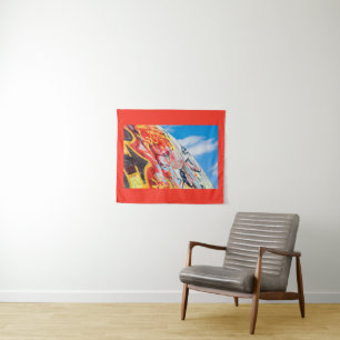 Tapiz graffiti planetario