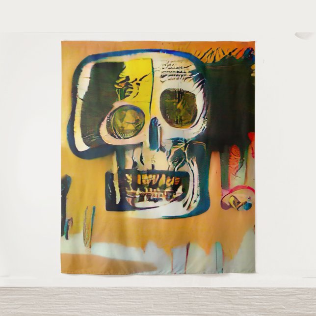 Tapiz Graffiti Skull (Anverso)
