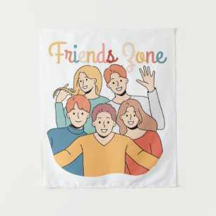 Tapiz Gráfica del Cuadrado de Amistad