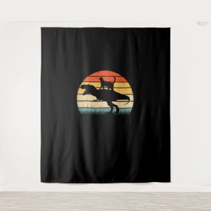 Tapiz Gráfico divertidísimo Retro De Dinosaurio Viejo De