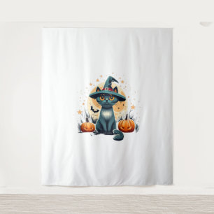 Tapiz Gráficos de gato curado rodeados 1