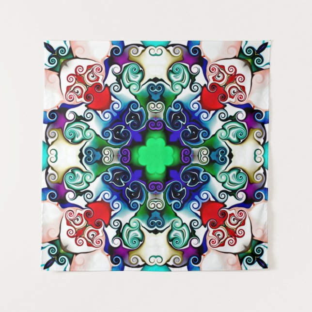 Tapiz Gráficos informáticos. Ilustracion de un flujo abs (Anverso)