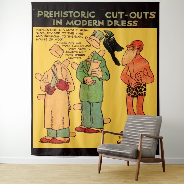 Tapiz Gran asistente de cómics de los años 1930 (In situ)