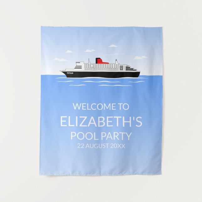 Tapiz Gran Fiesta de Pool (Anverso)