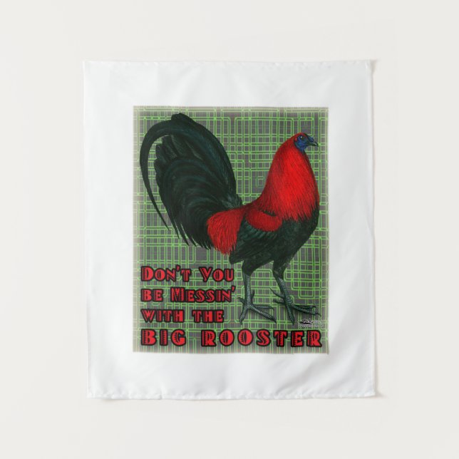 Tapiz Gran Gallo Rojo (Anverso)