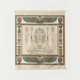 Tapiz Gran Museo Egipcio Diseño del Patrimonio de Egipto