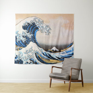 Tapiz Gran ola, Hokusai, Ukiyo-e