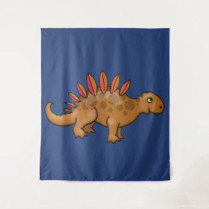 Tapiz Gran Stegosaurus Lindo Colgante de Pared para Habi