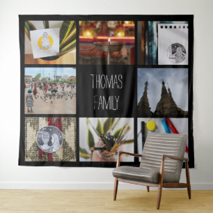 Tapiz Grandes Fotos Familiares Personalizadas Nombre Col