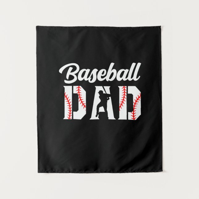 Tapiz Grandfather Quotes | Baseball Dad (Anverso)