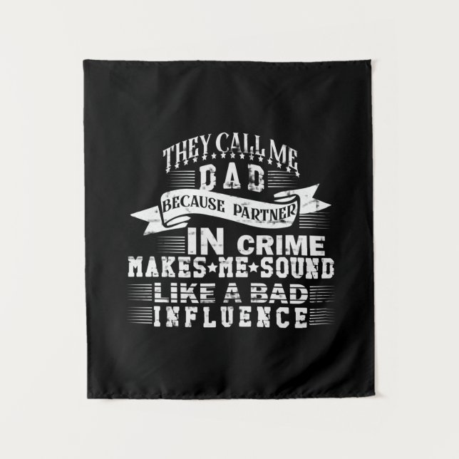 Tapiz Grandfather Quotes | They Call Me Dad (Anverso)