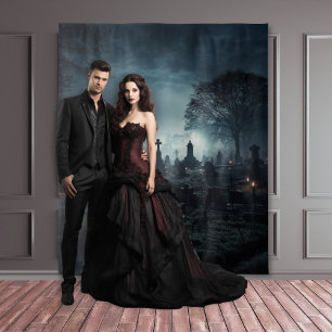 Tapiz Granja moódica gótica y polvorienta en Dusk XLarge