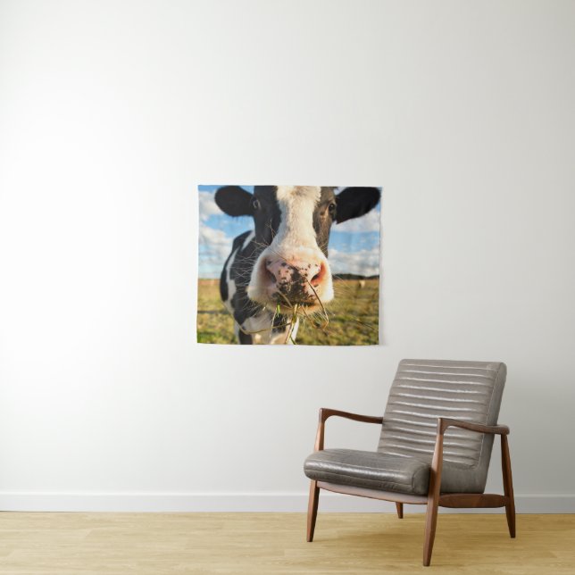 Tapiz Granjas | Mascado de vacas de Holstein (In situ (horizontal))