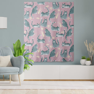 Tapiz Graves grisones de grisú golpean a las cosas por e