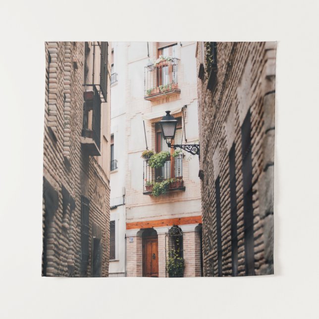 TAPIZ GRAY CONCRETE ALLEY DURING DAYTIME (Anverso)