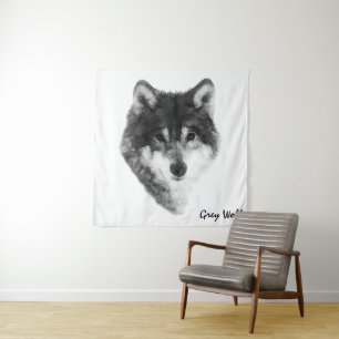 Tapiz Gray Wolf