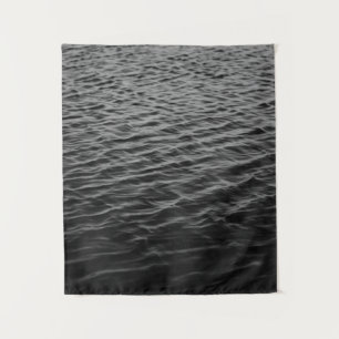 Tapiz Grayscale photo of sea