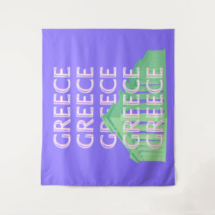 Tapiz Grecia, arte de viajes en Atenas