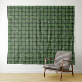 Tapiz Green family christmas wallpaper