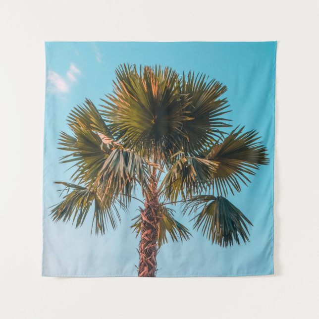 Tapiz Green palm tree (Anverso)